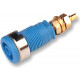 4mm SAFETY BANANA SOCKET BLUE