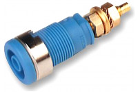 4mm SAFETY BANANA SOCKET BLUE