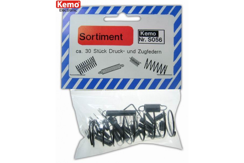 Compression+tension springs, approx. 30 pieces PARTCO