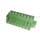 Terminal Block 7x5,08mm for wire + fixing screws