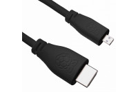 Raspberry Pi 4 OFFICIAL HDMI CABLE 1m black