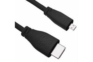 Raspberry Pi 4 official HDMI Cable 1m black