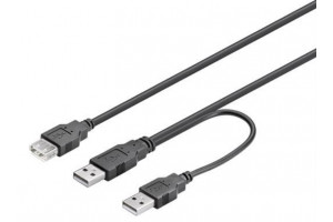 USB 2.0 Y-POWER CABLE