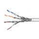 SOLID TWISTED PAIR CABLE CAT6 4x2 WHITE