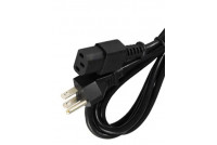 Power-cord US 1,8m 3x1.00mm NEMA 5-15P IEC C13