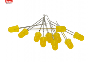 LED Ø 5mm yellow, approx. 10 pieces