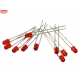 LED Ø 3mm red, approx. 10 pieces