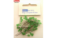 LED Ø3mm green, approx. 50 pieces