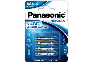 4 KPL PARISTO 1,5V AAA-KOKO Panasonic Evolta