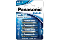 4 KPL ALKALIPARISTO 1,5V AA Panasonic Evolta