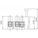 SCREW TERMINAL BLOCK 3-WAY 0,5-2,5mm2 WITH FUSE HOLDER