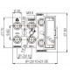 SCREW TERMINAL BLOCK 3-WAY 0,5-2,5mm2 WITH FUSE HOLDER