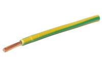 EQUIPMENT WIRE 2,00mm2 AWG14 YELLOWGREEN