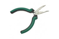 BENT NOSE PLIERS WITH SERRATED JAWS