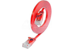 SLIM CAT6 CABLE U/UTP 0,5m red