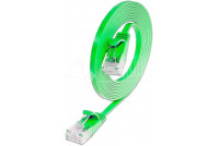 CAT6 FLAT CABLE U/UTP 0,5m green