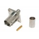 BNC CONNECTOR FEMALE PANEL MOUNT CRIMP RG59