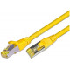 CAT6A PATCH CABLE SHIELDED S/FTP 0,5m yellow