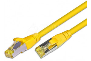 CAT6A PATCH CABLE SHIELDED S/FTP 0,5m yellow