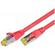 CAT6A PATCH CABLE SHIELDED S/FTP 0,5m red
