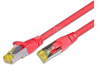 CAT6A PATCH CABLE SHIELDED S/FTP 0,5m red