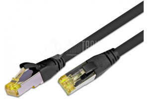 CAT6A PATCH CABLE SHIELDED S/FTP 1m black