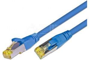 CAT6A PATCH CABLE SHIELDED S/FTP 10m blue