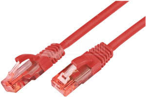 CAT6 PATCH CABLE U/UTP 0,5m red