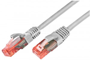 CAT6 PATCH CABLE U/UTP 0,5m grey