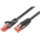 CAT6 PATCH CABLE U/UTP 0,5m black