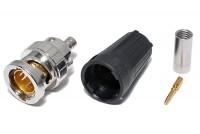 BNC CONNECTOR MALE CRIMP 75/Ø4mm CABLE