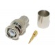 BNC CONNECTOR MALE CRIMP AIRCOM+/LMR400