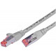 CAT6 PATCH CABLE SHIELDED S/FTP 0,5m grey