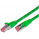 CAT6 PATCH CABLE SHIELDED S/FTP 0,5m green