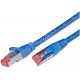 CAT6 PATCH CABLE SHIELDED S/FTP 1m blue