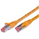 CAT6 PATCH CABLE SHIELDED S/FTP 1m orange