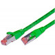CAT6 PATCH CABLE SHIELDED S/FTP 3m green