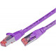 CAT6 PATCH CABLE SHIELDED S/FTP 3m violet