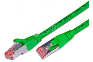 CAT6 PATCH CABLE SHIELDED S/FTP 50m green