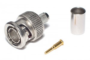 BNC CONNECTOR MALE CRIMP RG59