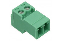 PLUGABLE TERMINAL BLOCK 2X 1,5MM2 R3,81