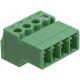 PLUGABLE TERMINAL BLOCK 4X 1,5MM2 R3,81