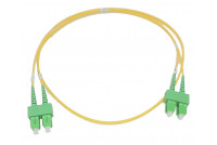 SINGLEMODE SC/APC-SC/APC DUPLEX PATCHCORD 1m