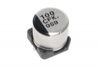 SMD ELECTROLYTIC CAPACITOR 100µF 6,3V Ø4mm LOW ESR