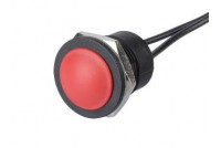 PUSH-BUTTON SWITCH IP67 2A 24V RED BUTTON