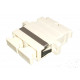 SC -Duplex Adapter, beige and cap beige MM