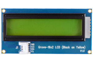 Grove 16x2 LCD (Black on Yellow)