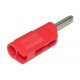 4mm 30A 60V BANANA MALE RED