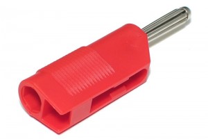4mm 30A 60V BANANA MALE RED