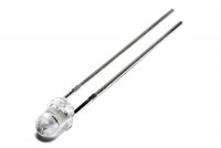 LED 3mm VALKOINEN 30ast 12V etuvastuksella